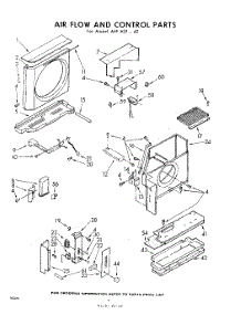 04 - Air Flow And Control parts for Whirlpool Air Conditioner AEFH2140 / from AppliancePartsPros.com