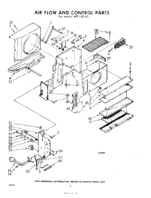 06 - Air Flow And Control parts for Whirlpool Air Conditioner AFF14040 / from AppliancePartsPros.com
