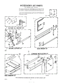 08 - Accessory Kit parts for Whirlpool Air Conditioner AFF14040 / from AppliancePartsPros.com