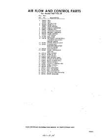 07 - Section parts for Whirlpool Air Conditioner AEFP5520 / from AppliancePartsPros.com