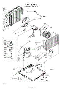 04 - Unit parts for Whirlpool Air Conditioner AFF14041 / from AppliancePartsPros.com