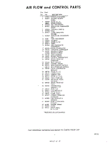 07 - Section parts for Whirlpool Air Conditioner AFF14041 / from AppliancePartsPros.com