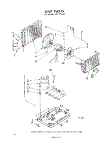 04 - Unit parts for Whirlpool Air Conditioner AEFP5521 / from AppliancePartsPros.com