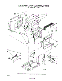 06 - Air Flow And Control parts for Whirlpool Air Conditioner AEFP5521 / from AppliancePartsPros.com