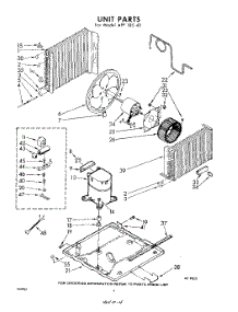 04 - Unit parts for Whirlpool Air Conditioner AFF18540 / from AppliancePartsPros.com