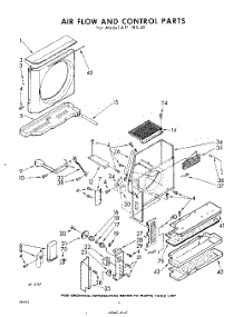 06 - Air Flow And Control parts for Whirlpool Air Conditioner AFF18540 / from AppliancePartsPros.com
