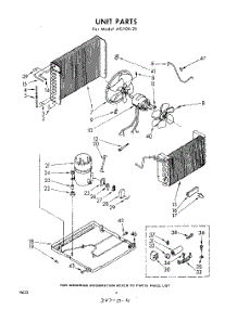 04 - Unit parts for Whirlpool Air Conditioner AEJ10020 / from AppliancePartsPros.com