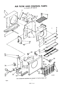 06 - Air Flow And Control parts for Whirlpool Air Conditioner AFFE0820 / from AppliancePartsPros.com