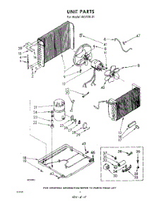 04 - Unit parts for Whirlpool Air Conditioner AEJ10021 / from AppliancePartsPros.com