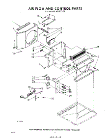 06 - Air Flow And Control parts for Whirlpool Air Conditioner AEJ10021 / from AppliancePartsPros.com