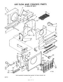 06 - Air Flow And Control parts for Whirlpool Air Conditioner AFFE0821 / from AppliancePartsPros.com