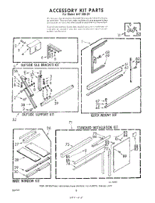 08 - Accessory Kit parts for Whirlpool Air Conditioner AFFE0821 / from AppliancePartsPros.com