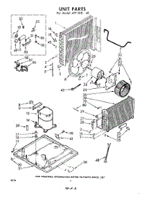 02 - Unit parts for Whirlpool Air Conditioner AFFH1840 / from AppliancePartsPros.com