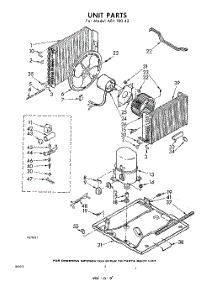 04 - Unit parts for Whirlpool Air Conditioner AEJ18042 / from AppliancePartsPros.com