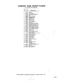 03 - Unit parts for Whirlpool Air Conditioner AFFP8020 / from AppliancePartsPros.com