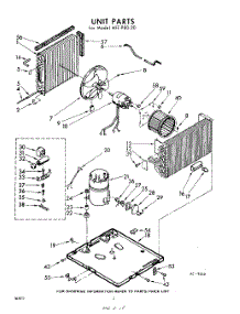 04 - Lit / Optional parts for Whirlpool Air Conditioner AFFP8020 / from AppliancePartsPros.com
