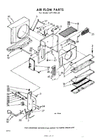 06 - Section parts for Whirlpool Air Conditioner AFFP8020 / from AppliancePartsPros.com