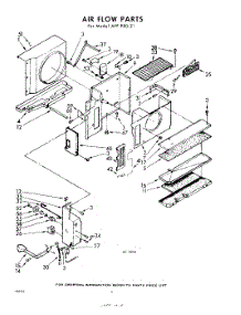 06 - Section parts for Whirlpool Air Conditioner AFFP8021 / from AppliancePartsPros.com