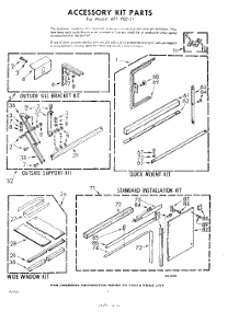 08 - Section parts for Whirlpool Air Conditioner AFFP8021 / from AppliancePartsPros.com