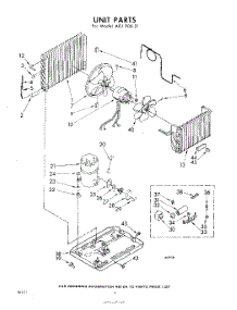 04 - Unit parts for Whirlpool Air Conditioner AEJP0621 / from AppliancePartsPros.com