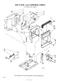 06 - Air Flow And Control parts for Whirlpool Air Conditioner AEJP0621 / from AppliancePartsPros.com
