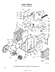 02 - Section parts for Whirlpool Air Conditioner AFFS1020 / from AppliancePartsPros.com