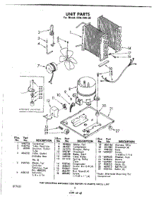 02 - Section parts for Whirlpool Dehumidifier AHA04020 / from AppliancePartsPros.com