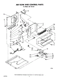 04 - Air Flow And Control parts for Whirlpool Air Conditioner AKF10520 / from AppliancePartsPros.com