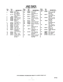 03 - Section parts for Whirlpool Air Conditioner AHF10021 / from AppliancePartsPros.com