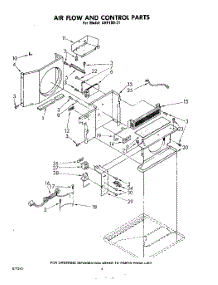 04 - Air Flow And Control parts for Whirlpool Air Conditioner AHF10021 / from AppliancePartsPros.com