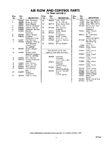 05 - Lit / Optional parts for Whirlpool Air Conditioner AHF10021 / from AppliancePartsPros.com