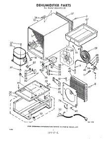 02 - Section parts for Whirlpool Dehumidifier ADA01320 / from AppliancePartsPros.com
