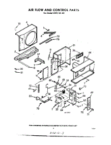 03 - Air Flow And Control parts for Whirlpool Air Conditioner AWC10120 / from AppliancePartsPros.com