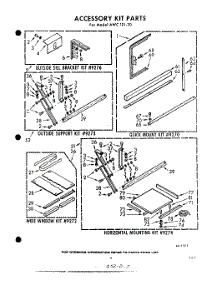05 - Accessory Kit parts for Whirlpool Air Conditioner AWC10120 / from AppliancePartsPros.com