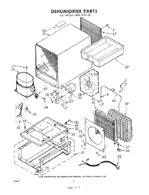 02 - Section parts for Whirlpool Dehumidifier ADA01322 / from AppliancePartsPros.com