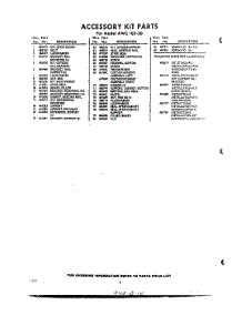 06 - Section parts for Whirlpool Air Conditioner AWC10220 / from AppliancePartsPros.com