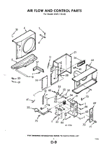 03 - Air Flow And Control parts for Whirlpool Air Conditioner AWC11020 / from AppliancePartsPros.com