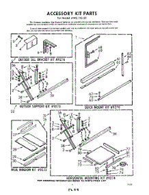 05 - Accessories parts for Whirlpool Air Conditioner AWC11020 / from AppliancePartsPros.com