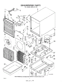 02 - Section parts for Whirlpool Dehumidifier ADAE1520 / from AppliancePartsPros.com