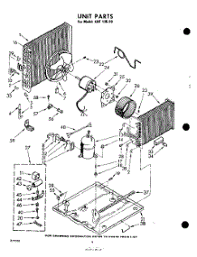 04 - Unit parts for Whirlpool Air Conditioner AHF13520 / from AppliancePartsPros.com