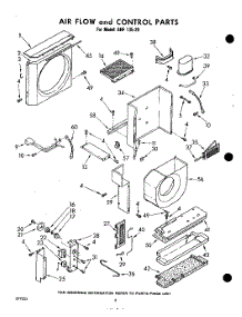 06 - Airflow And Control parts for Whirlpool Air Conditioner AHF13520 / from AppliancePartsPros.com