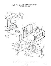 03 - Air Flow And Control parts for Whirlpool Air Conditioner AWC11021 / from AppliancePartsPros.com