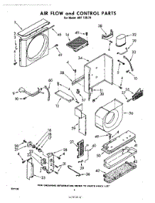 06 - Airflow And Control parts for Whirlpool Air Conditioner AHF13521 / from AppliancePartsPros.com