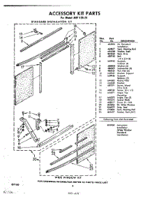 08 - Accessory Kit parts for Whirlpool Air Conditioner AHF13521 / from AppliancePartsPros.com