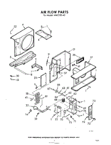 03 - Air Flow parts for Whirlpool Air Conditioner AWC15040 / from AppliancePartsPros.com