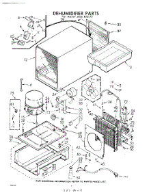 02 - Section parts for Whirlpool Dehumidifier ADAE2023 / from AppliancePartsPros.com