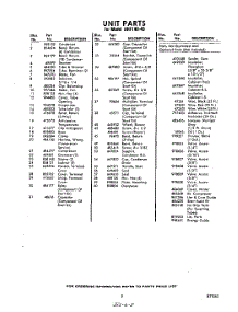 05 - Lit / Optional parts for Whirlpool Air Conditioner AHF14040 / from AppliancePartsPros.com