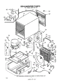 02 - Section parts for Whirlpool Dehumidifier ADAE2720 / from AppliancePartsPros.com