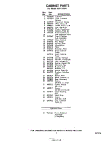 07 - Lit / Optional parts for Whirlpool Air Conditioner AHF14041 / from AppliancePartsPros.com