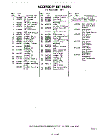 09 - Lit / Optional parts for Whirlpool Air Conditioner AHF14041 / from AppliancePartsPros.com